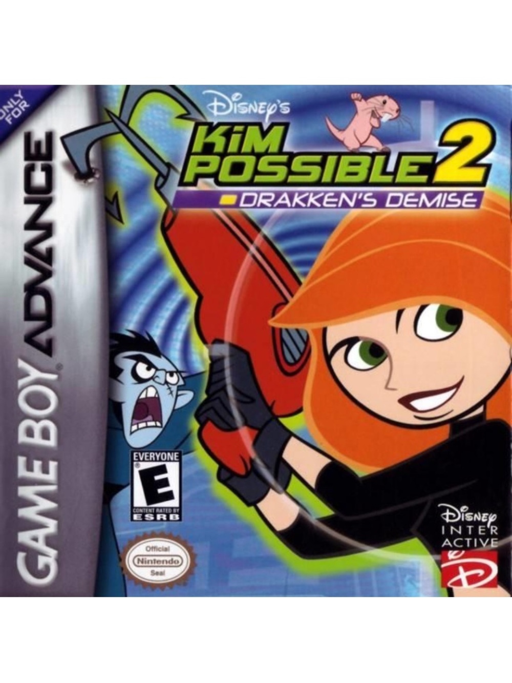 DISNEY'S Kim Possible 2: Drakken's Demise Game Boy Advance GBA Video Game
